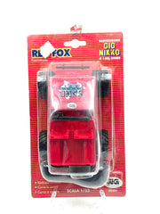Jeep vintage anni '90 GiG Nikko Red Fox 32321 nuova di zecca